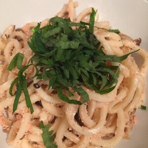 ぺロリと完食！明太焼きうどん